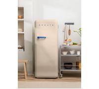 FRIDGE RETRO 281L - Réfrigérateur Rétro Sable & Bleu Cobalt