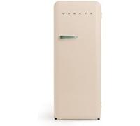 CREATE Réfrigérateur rétro Create – 281 L – Esthétique années 50, grande capacité, sable/vert