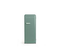 CREATE Réfrigérateur rétro 281L Vert sauge – Poignée marbre – Esthétique années 50
