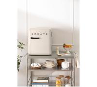 Réfrigérateur rétro FRIDGE RETRO 48L Beige Noir