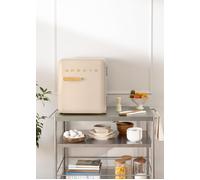 FRIDGE RETRO 48L - Réfrigérateur Rétro Bois & Sable