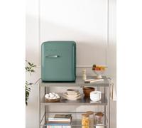 CREATE Réfrigérateur rétro 48 L – Vert sauge – Esthétique années 50