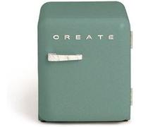 CREATE Réfrigérateur FRIDGE RETRO 48L – design rétro, sauge, poignée marbre