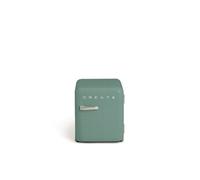 CREATE / RETRO FRIDGE 50 SILVER/Réfrigérateur vert sauge poignée argentée / 85W, minibar, une étagère, design rétro, 50 cm, deux étagères, capacité de 48L, basse consommation, 50x44x49,8 cm