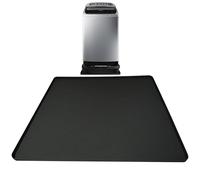 Fridge Silicone Mat, Under Refrigerator Mat, Floor Protection, Waterproof & Heat-Resistant, Raised Edge Design, Non-Slip, (23.6x23.6in), Ideal For Kitchen, Home Use