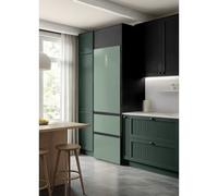 FRIDGE STUDIO COMBI PRO FLEX 401 - Réfrigérateur 401L À L'italienne Avec Perfect Fit, Space Pro Et Care+ Vert Sauge
