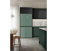 FRIDGE STUDIO CROSS DOOR 503 - Réfrigérateur À Portes Croisées 4 Portes 503L Avec Care+ Vert Sauge
