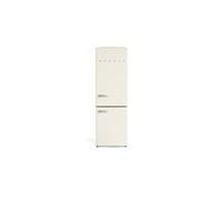 CREATE Réfrigérateur combiné Stylance 330L – style rétro blanc cassé – No-frost