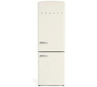 CREATE Réfrigérateur combiné Stylance 330L – style rétro blanc cassé – No-frost