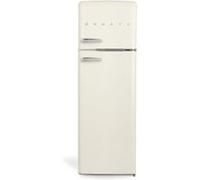 CREATE Réfrigérateur combiné Stylance Top 246L – style rétro – blanc cassé