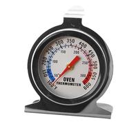 Fridge Thermometer - Standing Temperature Meter | Stainless Steel Gauge - Easy to Read Display for Accurate Temperature Monitoring, Ideal for Fridge Freezer Kitchen & Food Safety Use