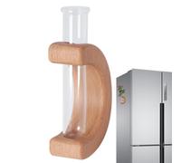 fridgeMagnet Wood Vase, Flower Pots Plant fridgeMagnets fridgeSticker
