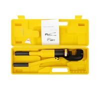 Fridgestea Coupe-boulons hydraulique, 13 tons, avec boîte à outils, 4 à 22 mm, coupe-armature industrielle, portable, en acier pour coupe d'armature, acier doux, câbles, cosses de câble, jaune