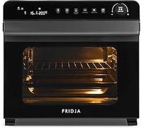 Fridja F77 Super Oven Pro 30L - Four friteuse à air numérique LED premium avec 18 programmes intelligents, fonction rôtissoire, rapide, puissant, polyvalent, intérieur inox, facile à nettoyer.