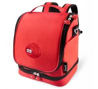 fridoli Sac à dos Toniebox - Charge de batterie dans le sac - Jusqu'à 20 figurines Tonie - Tous les accessoires bien rangés - Sac Tonie, rouge, Mittelgroße, Créateur