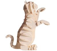 Fridolin Modèle en papier 3D Chat blanc