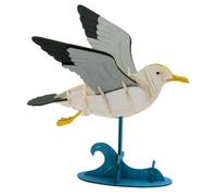 Fridolin 11763 Modèle en papier 3D - Mouette | Kit de bricolage 3D