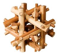Fridolin - 17492 - Puzzle - Casse Tête Bambou - Bâton Magique - Niveau 2 Difficile