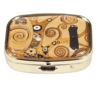 Fridolin 18282 Klimt Thuya Boîte à Pilules Métal Multicolore 5,1 x 3,6 x 1,8 cm