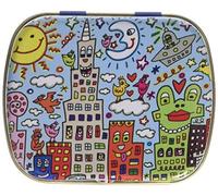 Fridolin 18646 James Rizzi My New York City Mini Boîte Métal Multicolore 6,3 x 5,2 x 1,8 cm