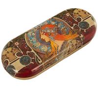 Fridolin 18667 Art Nouveau Zodiak Étui à Lunettes Métal Multicolore 16 x 6,6 x 2,8 cm