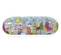 Fridolin 18677 Rizzi My New York City Étui à Lunettes Métal Multicolore 16 x 6,6 x 2,8 cm