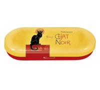 Fridolin 18726 Chat Noir Étui à Lunettes Métal Multicolore 16 x 6,6 x 2,8 cm