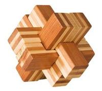 Fridolin - 17468 - Puzzle - Casse Tête En Bois Bambou - Le Gros Bloc