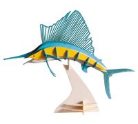 Fridolin Modèle en papier 3D 11660 – Espadon voilier (motif poisson-voile)