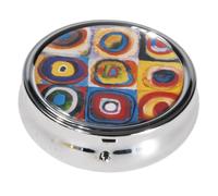 Fridolin Kandinsky Pilulier Boîte en métal pour comprimés * étude couleur *