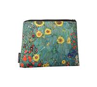 Fridolin Mini Porte-Monnaie avec Fermeture Éclair Klimt Le Jardin aux Tournesols, 12 cm, Multicolore