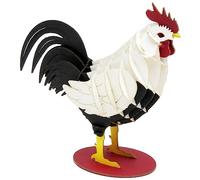 Fridolin Modèle de papier 3D - Coq multicolore