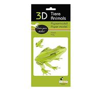 Fridolin Modèle de papier 3D grenouille - Kit de bricolage - Modélisme et Puzzle - Enfant - Adulte - Non pliant