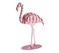 Fridolin Modèle en papier 3D - Flamant rose.