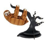 Fridolin Modèle en papier 3D, paresseux, 12 x 10 cm