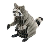Fridolin Modèle en papier 3D - raton laveur