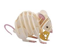 Fridolin Modèle papier 3D – Souris blanche