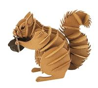 Fridolin Papier 3D écureuil