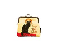 Fridolin Porte-Monnaie à Fermoir Clic Clac Chat Noir, 10 cm, Multicolore