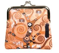 Fridolin Porte-Monnaie à Fermoir Clic Clac Klimt l'arbre de Vie, 10 cm, Multicolore