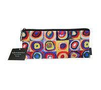 Fridolin Trousse à crayons motif Kandinsky Carrés et Cercles concentriques