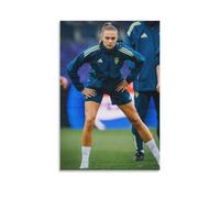 Fridolina Rolfo - Impression sur toile représentant l'équipe nationale de football du FC Barcelone et de Suède (49) pour décoration de chambre à coucher (40 x 60 cm)
