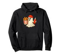 Fried Chicken Halloween Ghost Foodie Halloween Delivery Man Sweat à Capuche