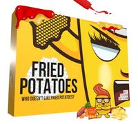 Fried Potatoes: Édition originale - Jeu de cartes rapide | Anglais | 2 à 6 joueurs | à partir de 7 ans | 20 à 40 minutes | Plaisir stratégie et rejouable pour les amis et la famille