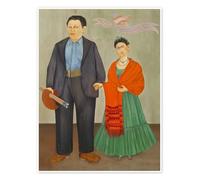 Frieda and Diego Rivera, 1931 Poster de Frida Kahlo 13 x 18 cm Tableaux Décoration murale