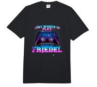 FRIEDEL - Level UP avec Controller: Veut Juste Jouer Comfort Colors Adult Heavyweight T-Shirt