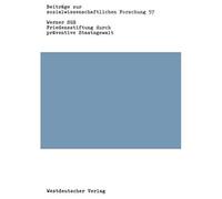 Friedensstiftung Durch Präventive Staatsgewalt