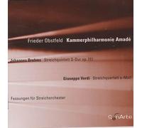 Frieder Obstfeld "Kammerphilharmonie Amadé - Fassungen Für Streichorchester" (Brahms, Verdi)