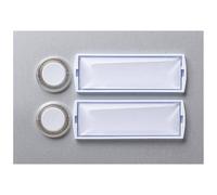 Friedland E101 Bouton De Sonnette 2-Fois Encastré Aluminium, Éclairé Argent