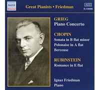 Ignaz Friedman – Intégrale des enregistrements, Volume 2 – NAXOS